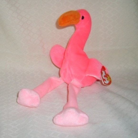 pink flamingo beanie baby